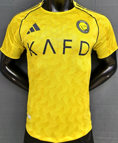 2526 Al Nassr Home Player Version Soccer Jersey